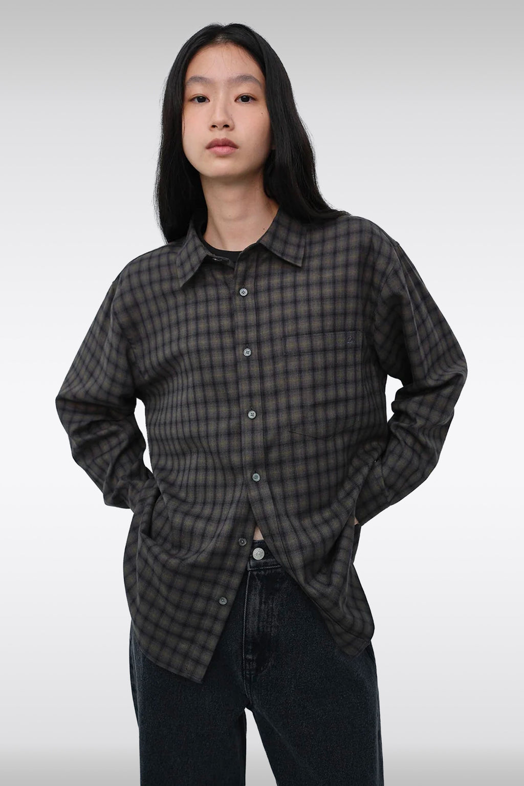 alt-image__UNISEX-CHECKED-FLANNEL-SHIRT-Khaki