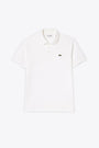 Polo bianca in cotone piquè regular fit 
