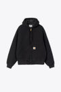 OG ACTIVE JACKET 100% ORGANIC COTTON DEARBORN CANVAS-Nero 