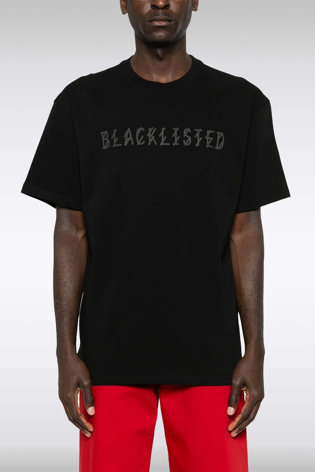alt-image__T-shirt-nera-con-stampa-frontale-e-logo-sul-retro---Blacklisted-Tee