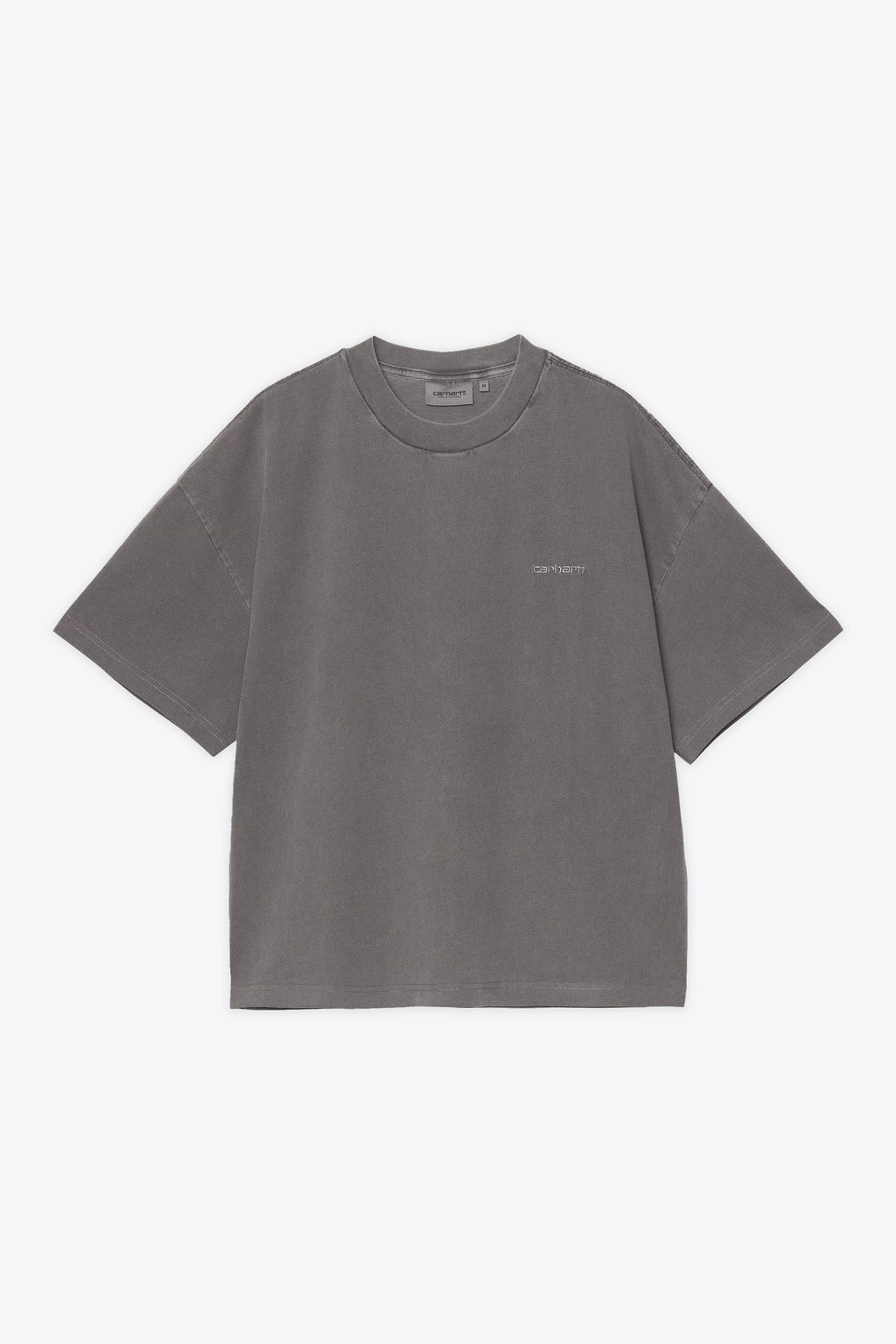 alt-image__T-shirt-grigia-in-cotone-tinto-in-capo-boxy-fit---S/S-Benton-T-Shirt
