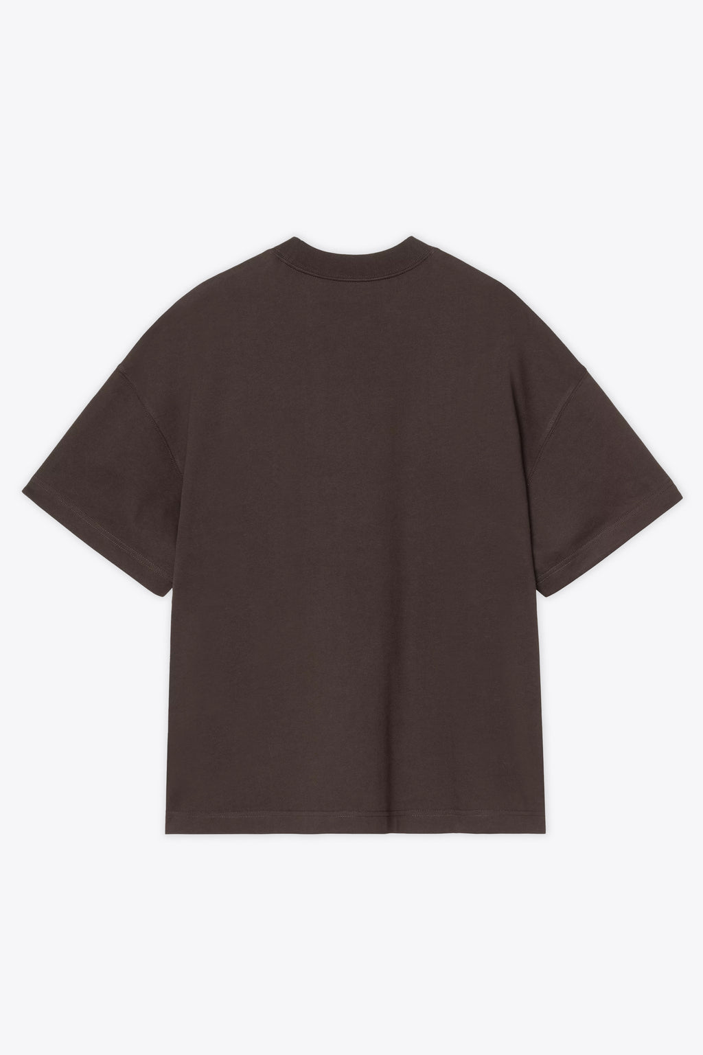 alt-image__Brown-cotton-boxy-fit-t-shirt-with-logo-embroidery---S/S-Chapter-Script-T-shirt