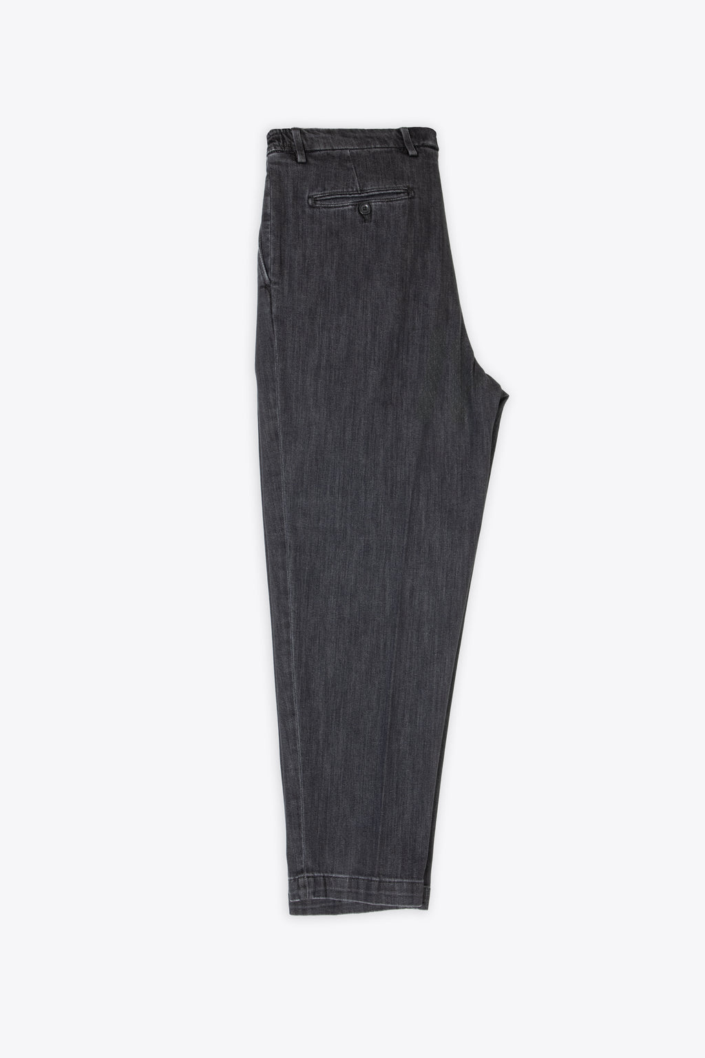 alt-image__Pantalone-in-denim-chambary-nero-con-pinces-frontali----Portobellos