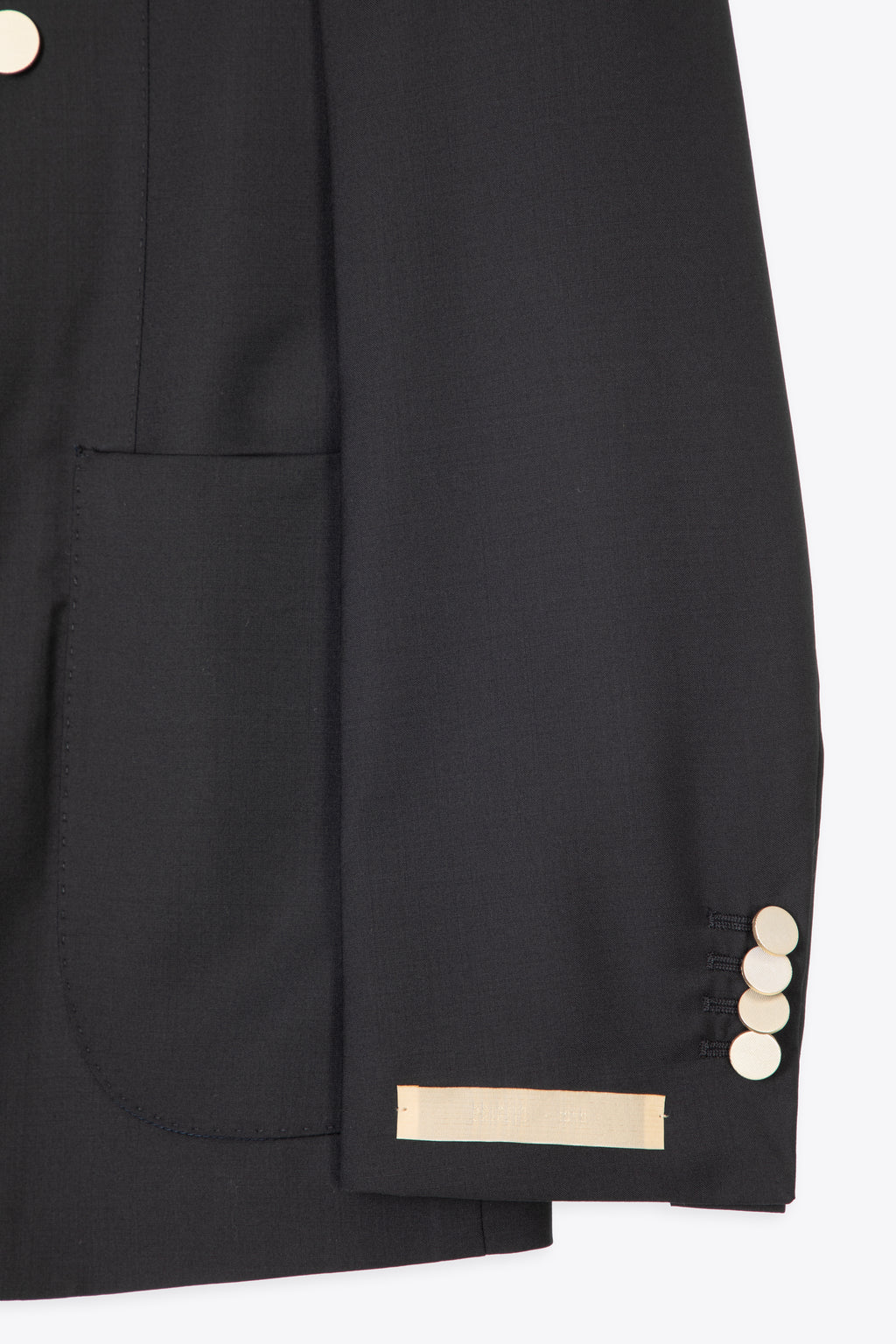 alt-image__Black-wool-double-breasted-jacket-with-gold-metal-buttons---Bolgheri