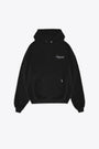 Felpa nera con logo in corsivo al petto e sul retro - Represent Owners Club Script Hoodie 