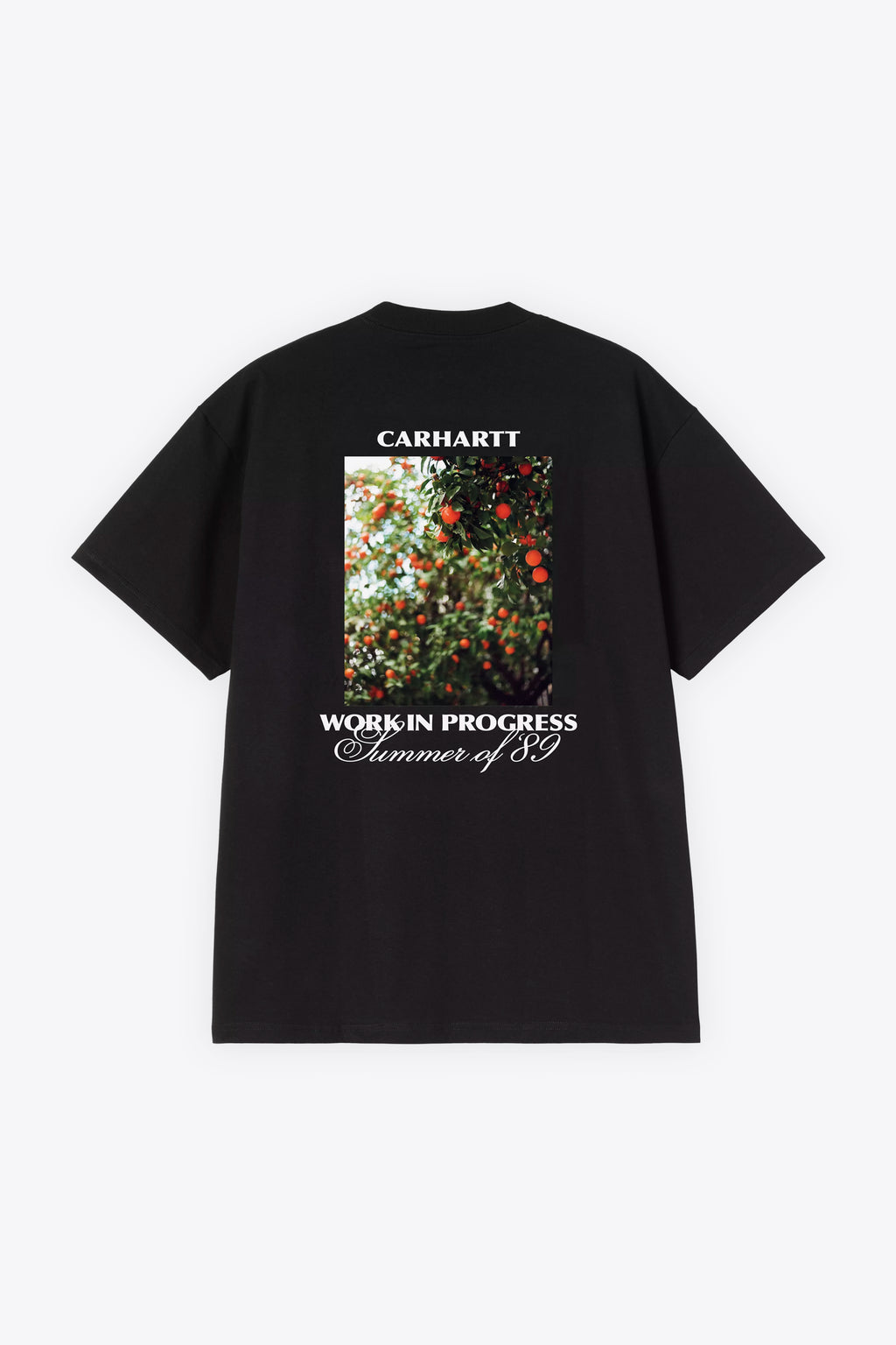 alt-image__T-shirt-nera-in-cotone-con-stampa-fotografica-fronte/retro---S/S-Warm-Views-T-shirt