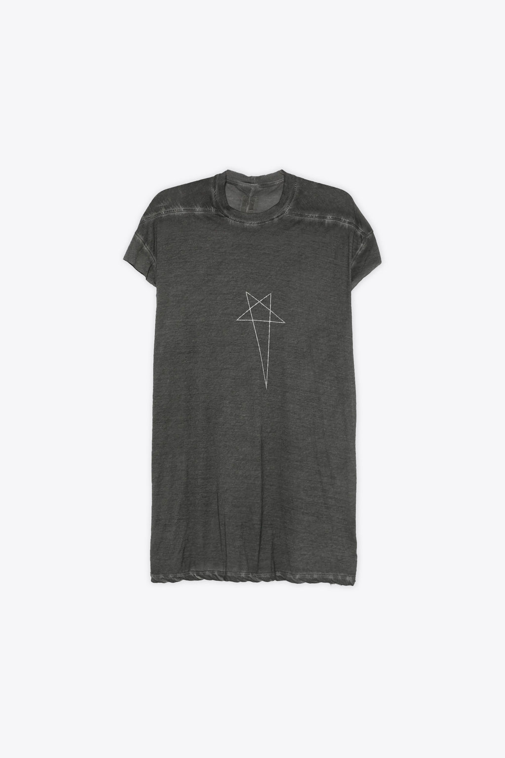 alt-image__T-shirt-smanicata-nera-in-cotone-lavato-con-stampa-pentagram---Rick-S-Jumbo-SL-T