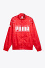 Giubbotto in nylon rosso con logo - Archive Seasonal Relaxed Racer Jacket 