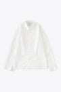 Camicia bianca boxy in popeline di cotone - Hal Shirt 