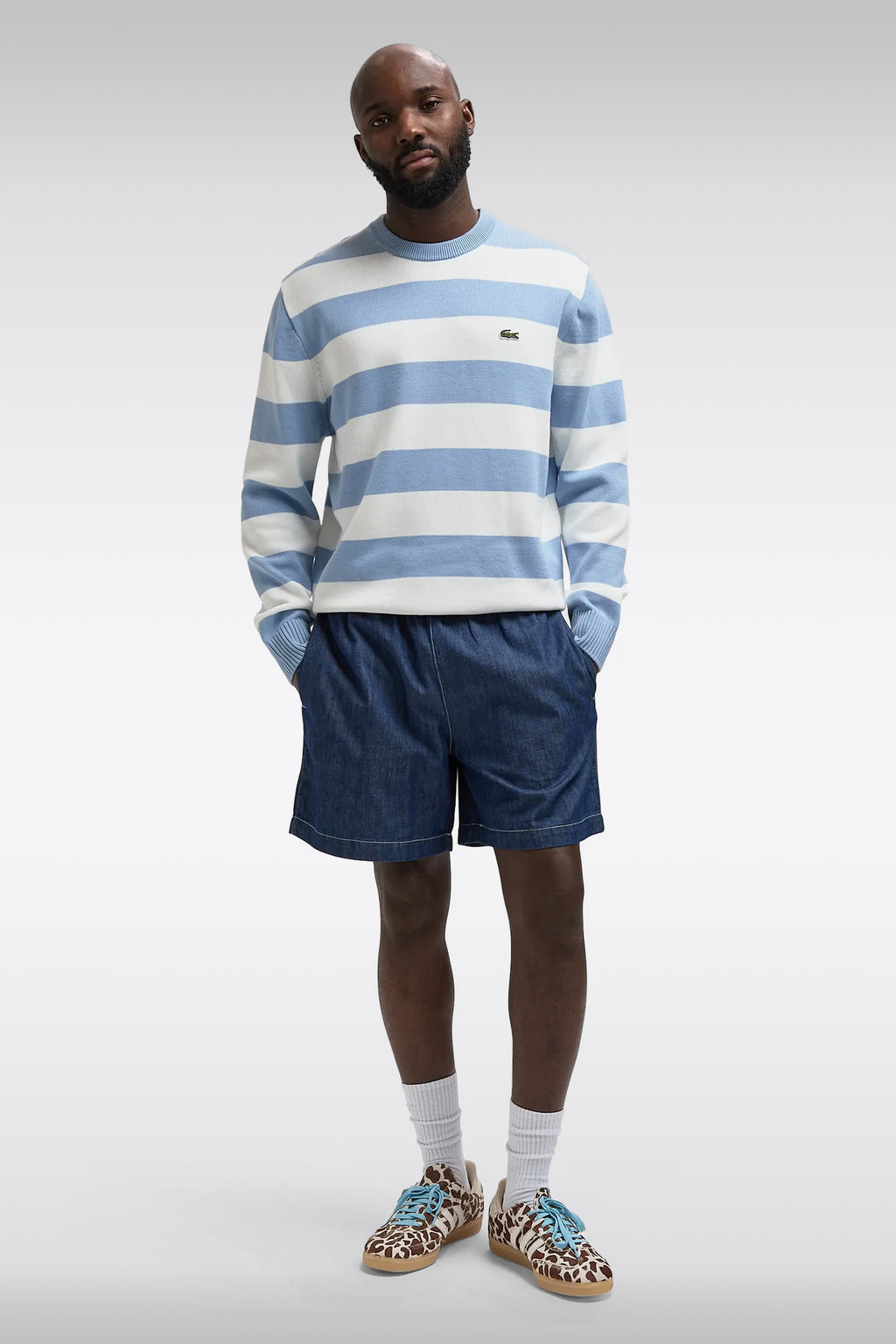 alt-image__Short-loose-fit-in-denim-blu-medio-con-elastico-in-vita