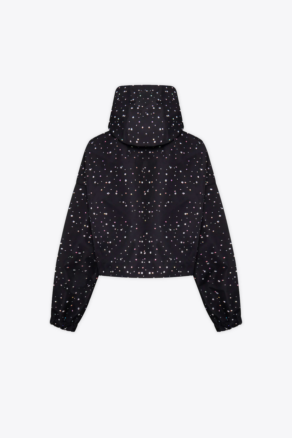 alt-image__Giacca-antivento-nera-in-nylon-con-strass---Sparkly-Crop-Windbreaker