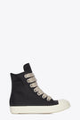SCARPE IN DENIM- JUMBOLACE SNEAKS-Nero/panna 