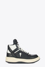 Black and off white leather basket sneaker Converse collab - Turbowpn  