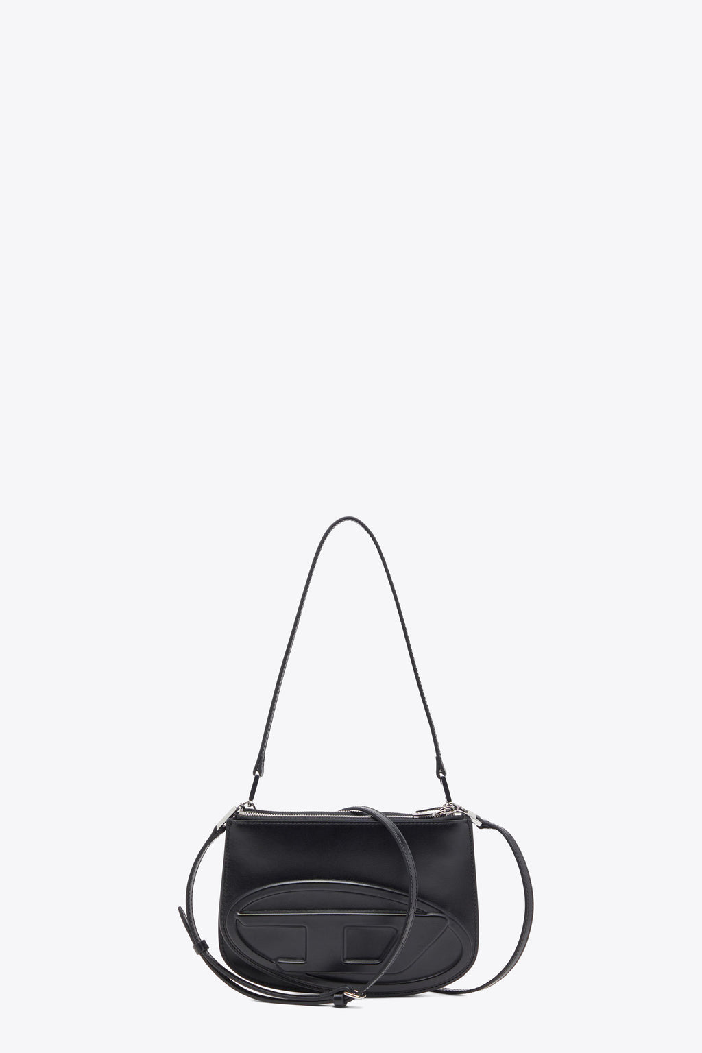 alt-image__Black-leather-small-bag-with-embossed-Oval-D-logo---1DR-Twin