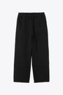 DOUBLE KNEE SWEAT PANT COTTON/POLYESTER SWEAT-Nero 