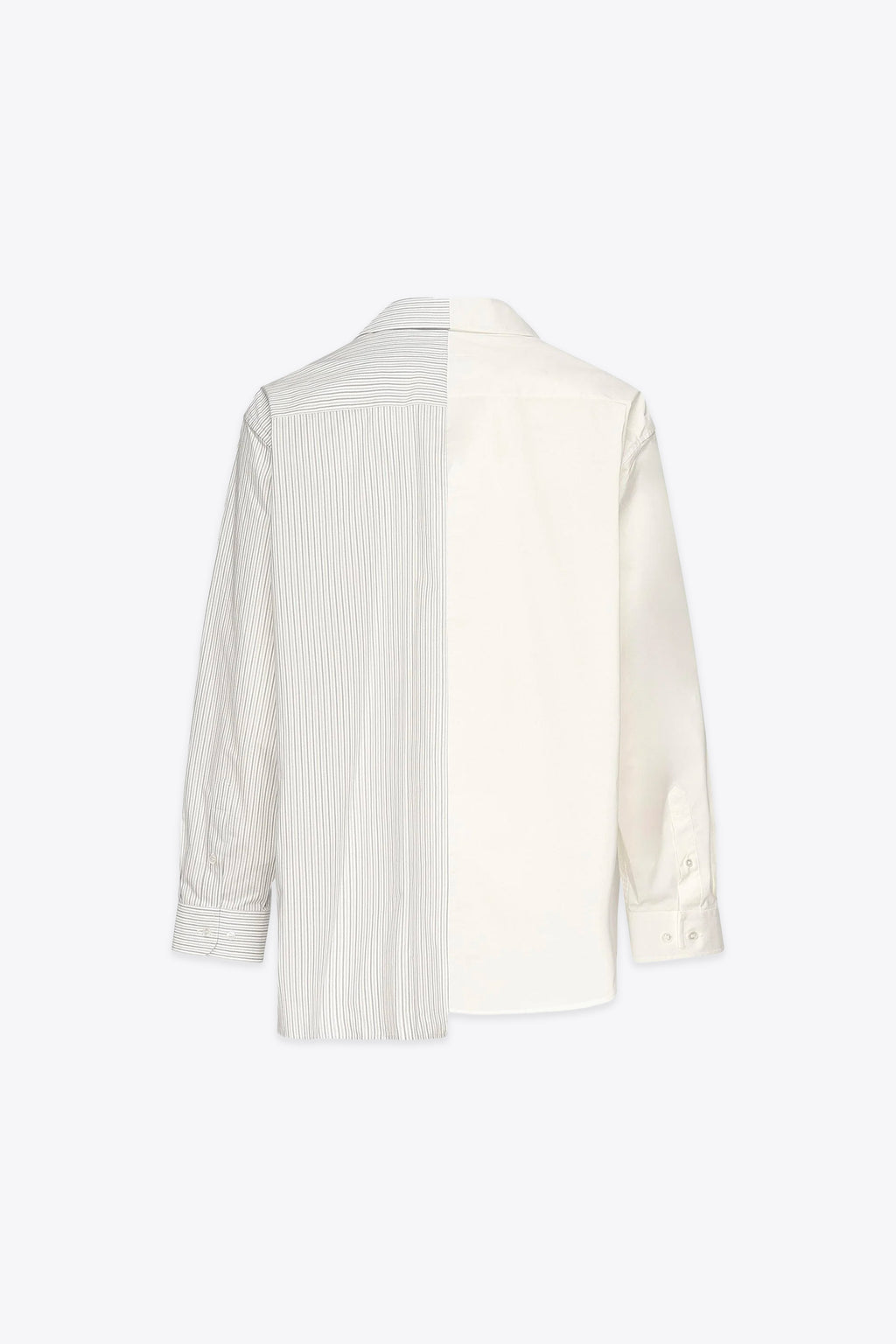 alt-image__Camicia-asimmetrica-in-cotone-a-pannelli-panna-e-a-righe