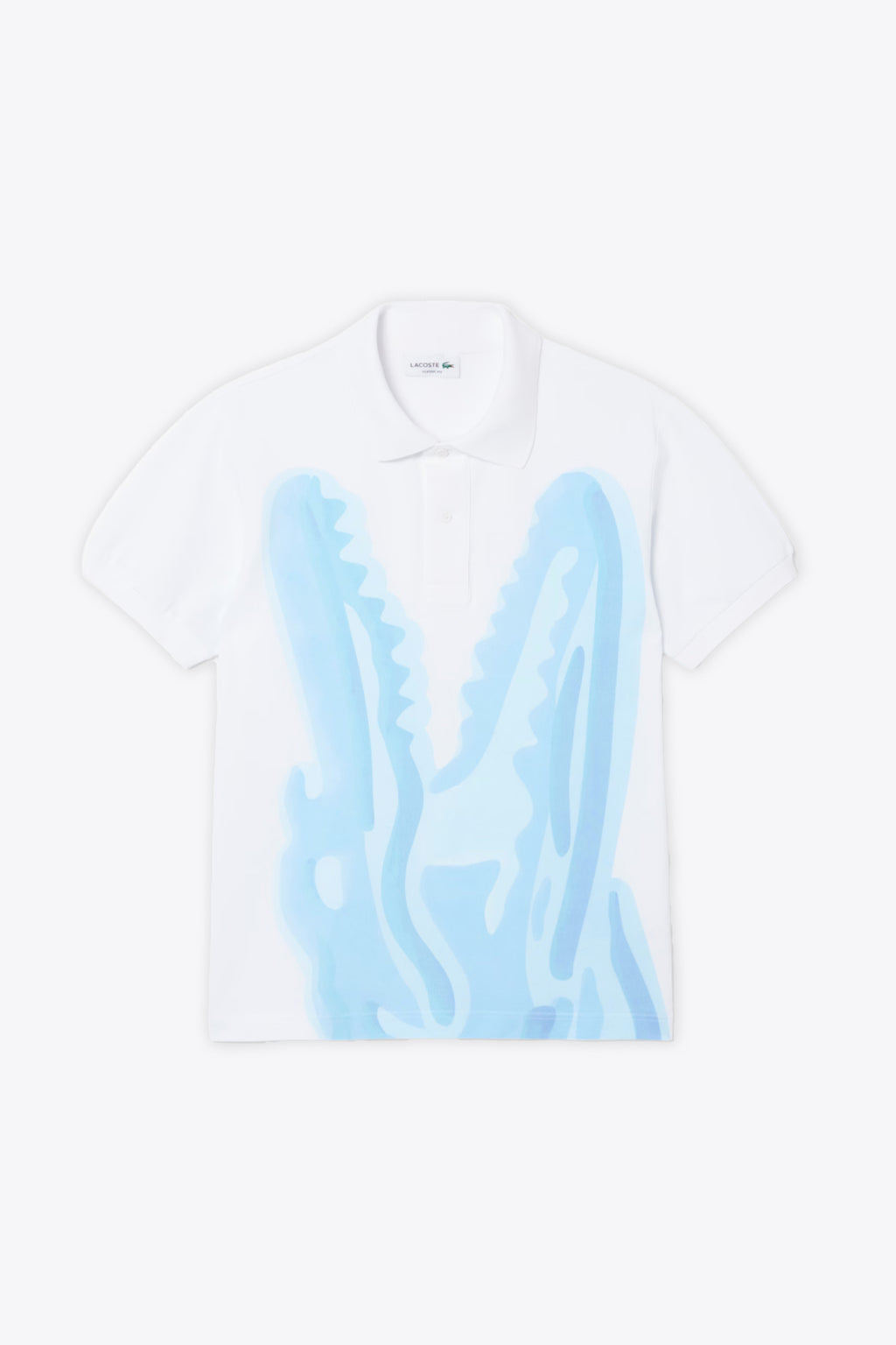 alt-image__Polo-bianca-in-cotone-piquet-con-maxi-coccodrillo-celeste