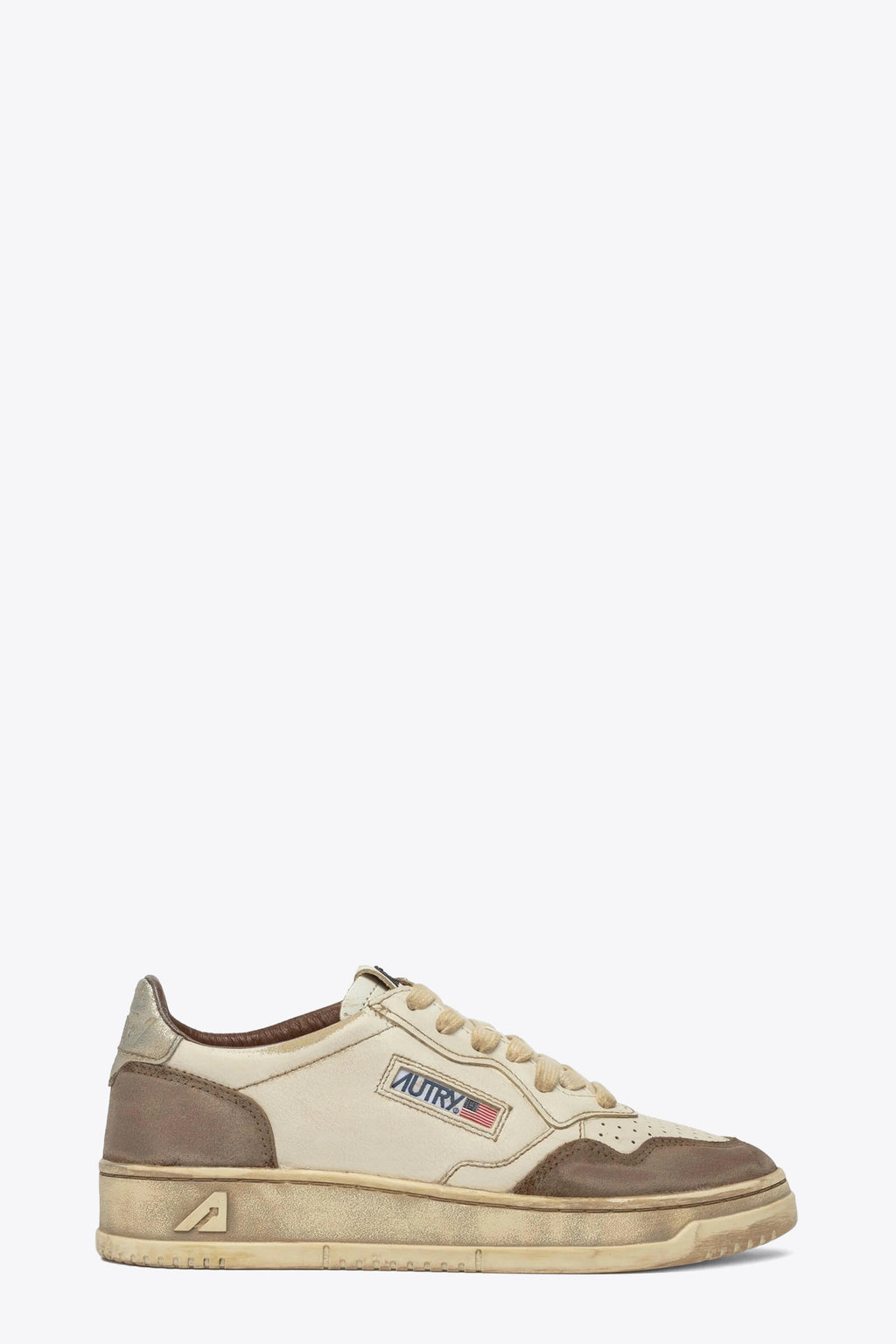 alt-image__Sneaker-bassa-in-pelle-invecchiata-bianca-con-suede-marrone-e-tab-argento---Super-Vintage-Low