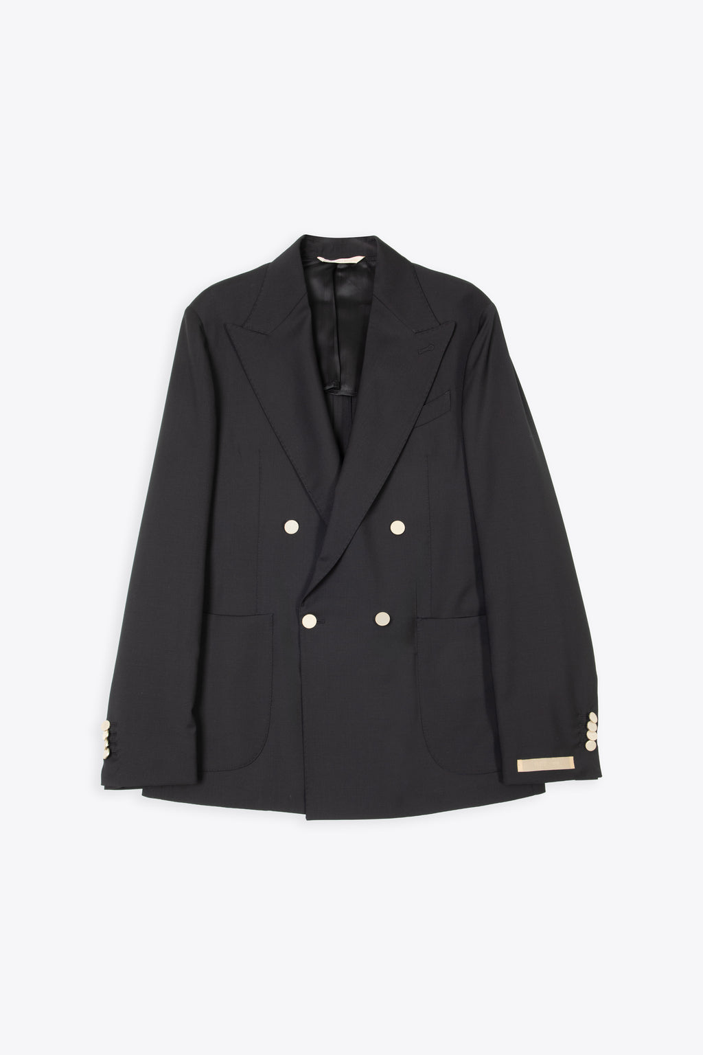 alt-image__Black-wool-double-breasted-jacket-with-gold-metal-buttons---Bolgheri