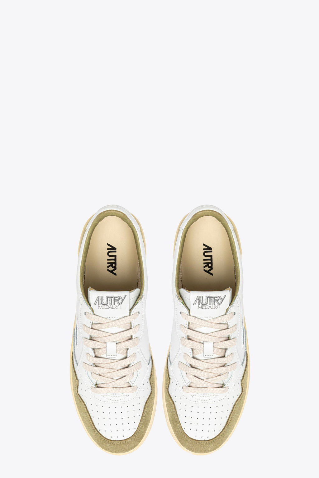 alt-image__White-leather-and-olive-green-suede-low-sneaker---Medalist-Low