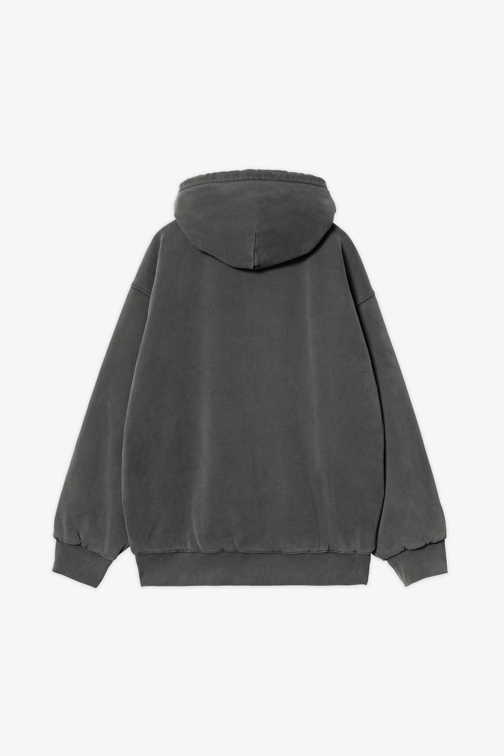 alt-image__Charcoal-grey-garment-dyed-cotton-hoodie-with-zip---Hooded-Vista-Jacket