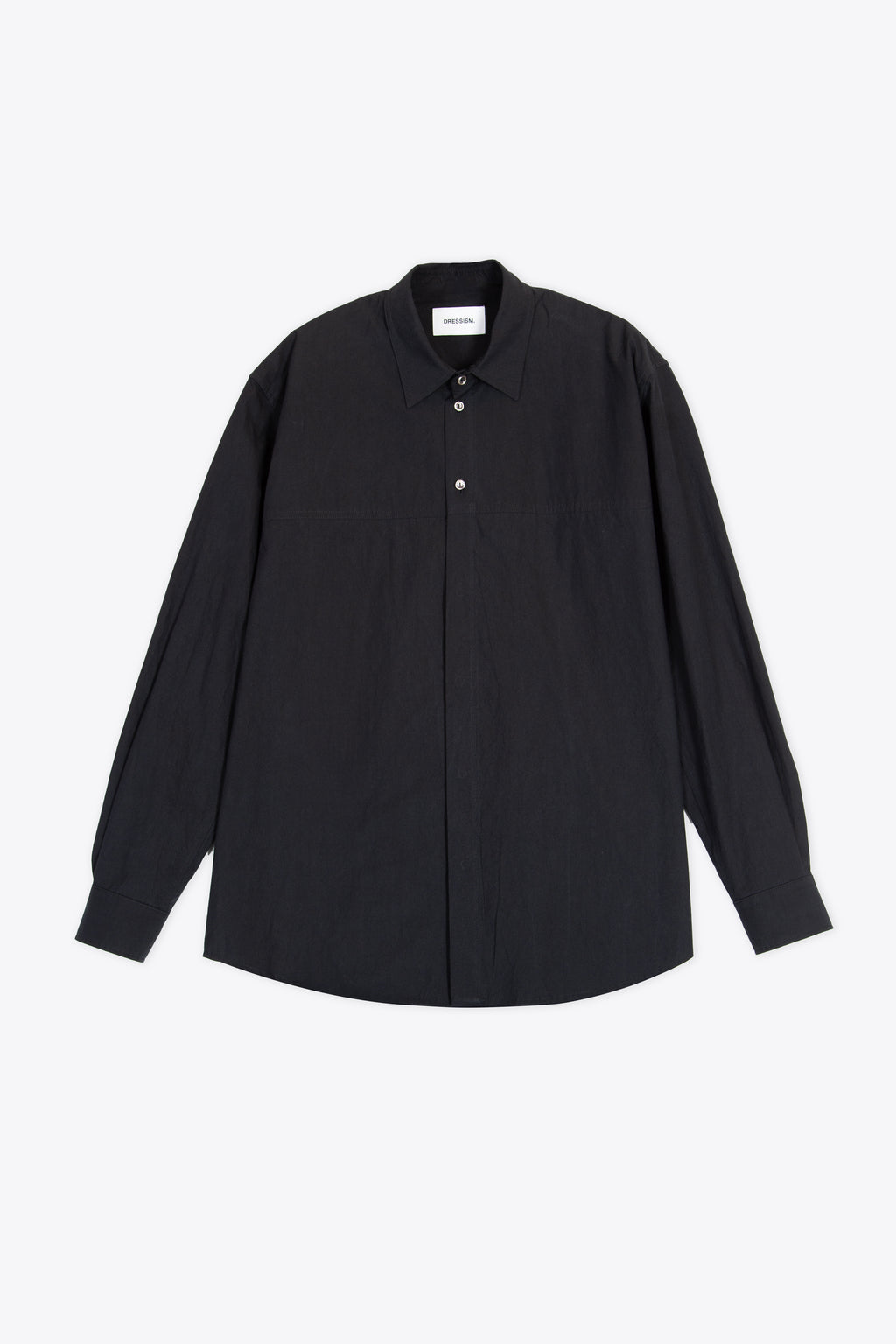 alt-image__Overshirt-nera-in-popeline-di-cotone