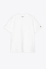 T-shirt bianca in cotone con logo su manica - S/S Base T-Shirt 
