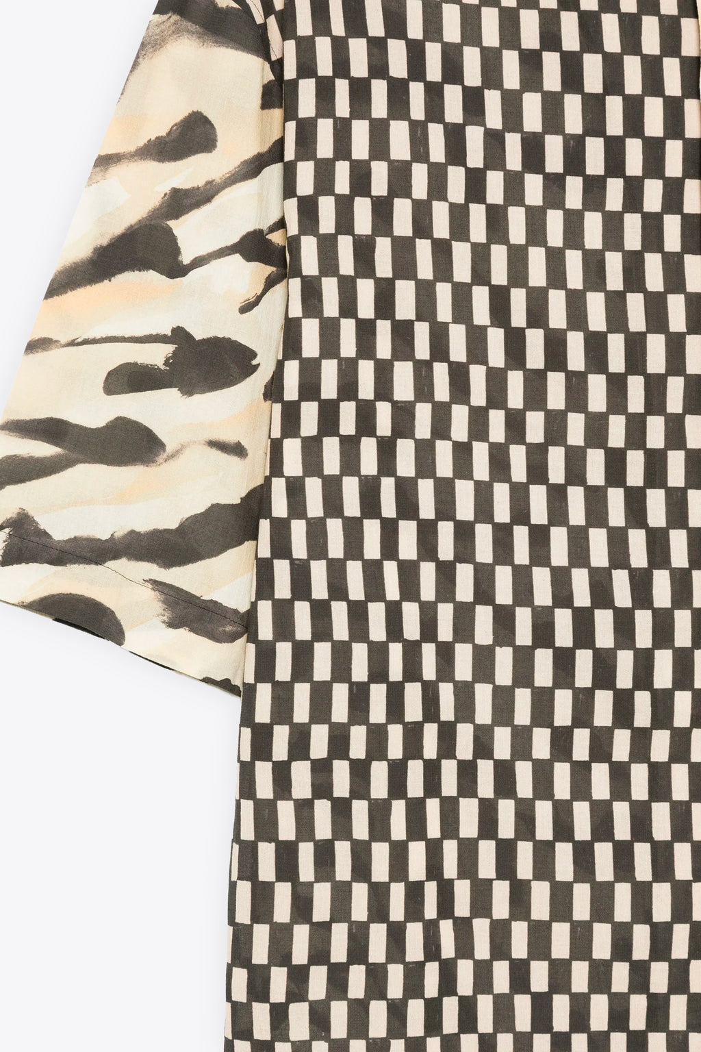alt-image__Camicia-patchwork-con-maniche-corte-in-cotone-con-stampa-animalier---Anwell