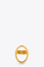 Anello in ottone oro con dettaglio cut-out 