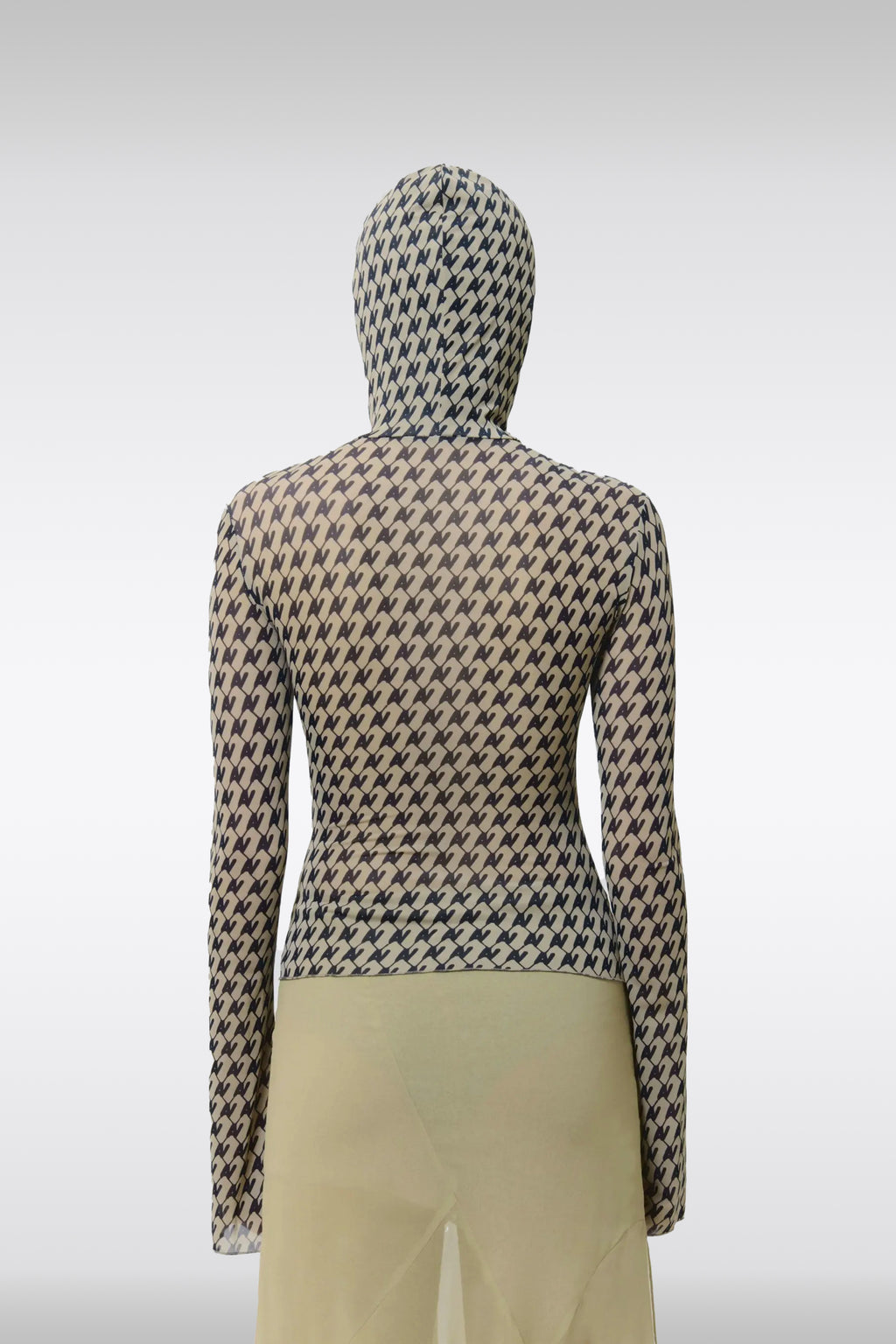 alt-image__HOODED-WRAPPED-TOP-Beige/nero