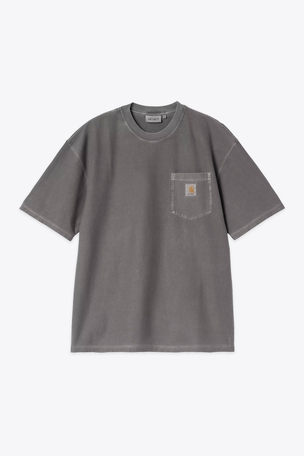 alt-image__T-shirt-nera-in-cotone-tinto-in-capo-con-maniche-lunghe-e-tasca-al-petto---L/S-Loose-Pocket-T-Shirt