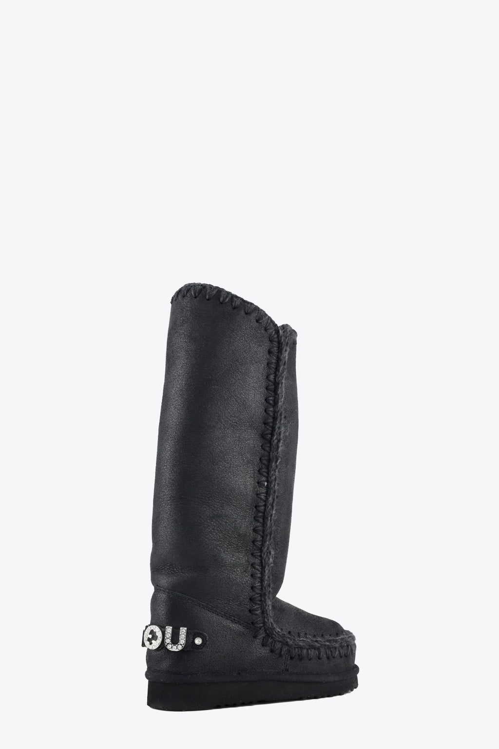 alt-image__Stivale-in-montone-nero-con-logo-in-strass-sul-retro---Eskimo-40-Rhinestones-Logo