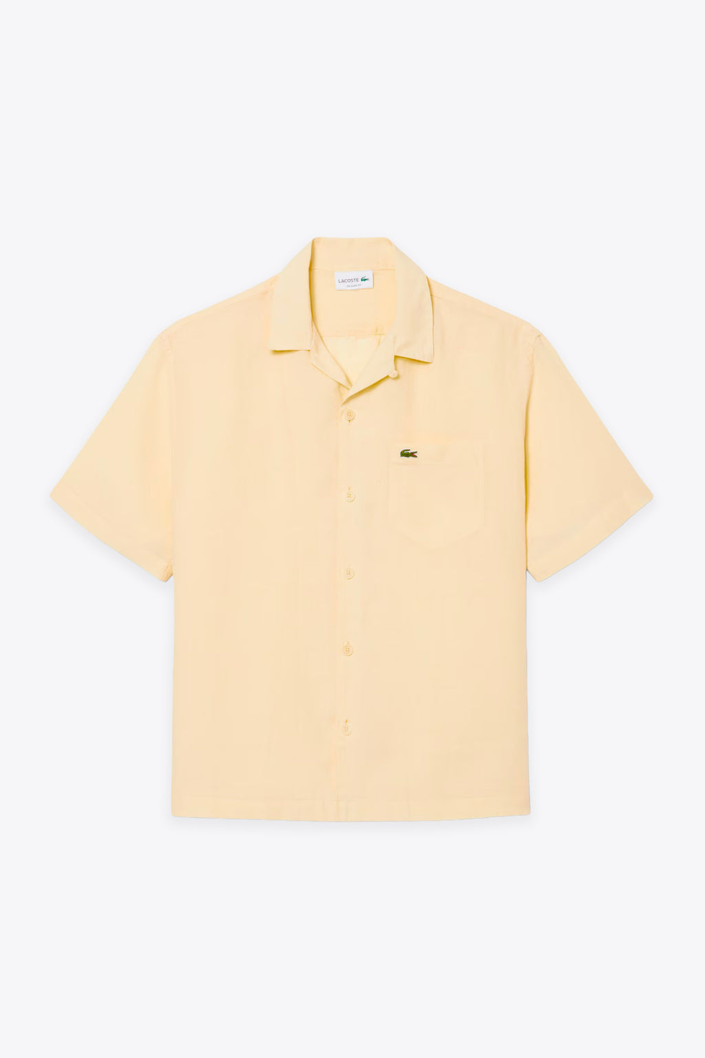 alt-image__Camicia-gialla-in-lino-con-manica-corta