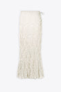 JACQUARD MAXI SKIRT-Panna 