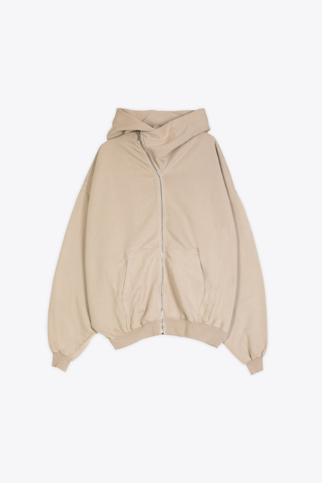 alt-image__Felpa-oversize-in-cotone-beige-con-zip---Megamountain