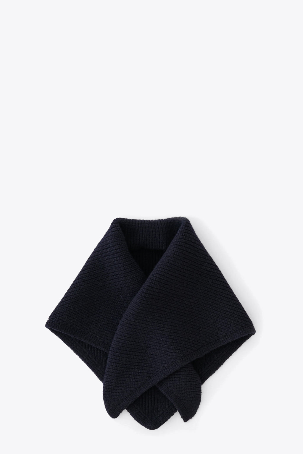 alt-image__Sciarpa-triangolare-in-lana-a-coste-blu-navy---Pythagoras-Scarf