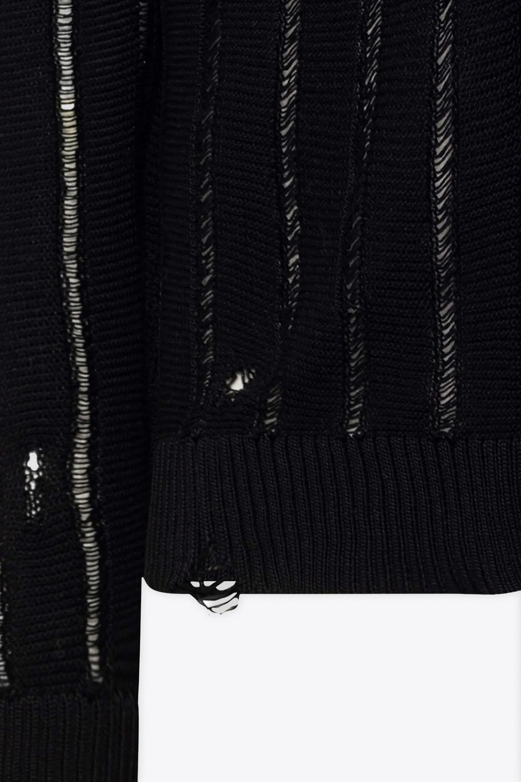 alt-image__Black-cotton-destroyed-knitted-cardigan