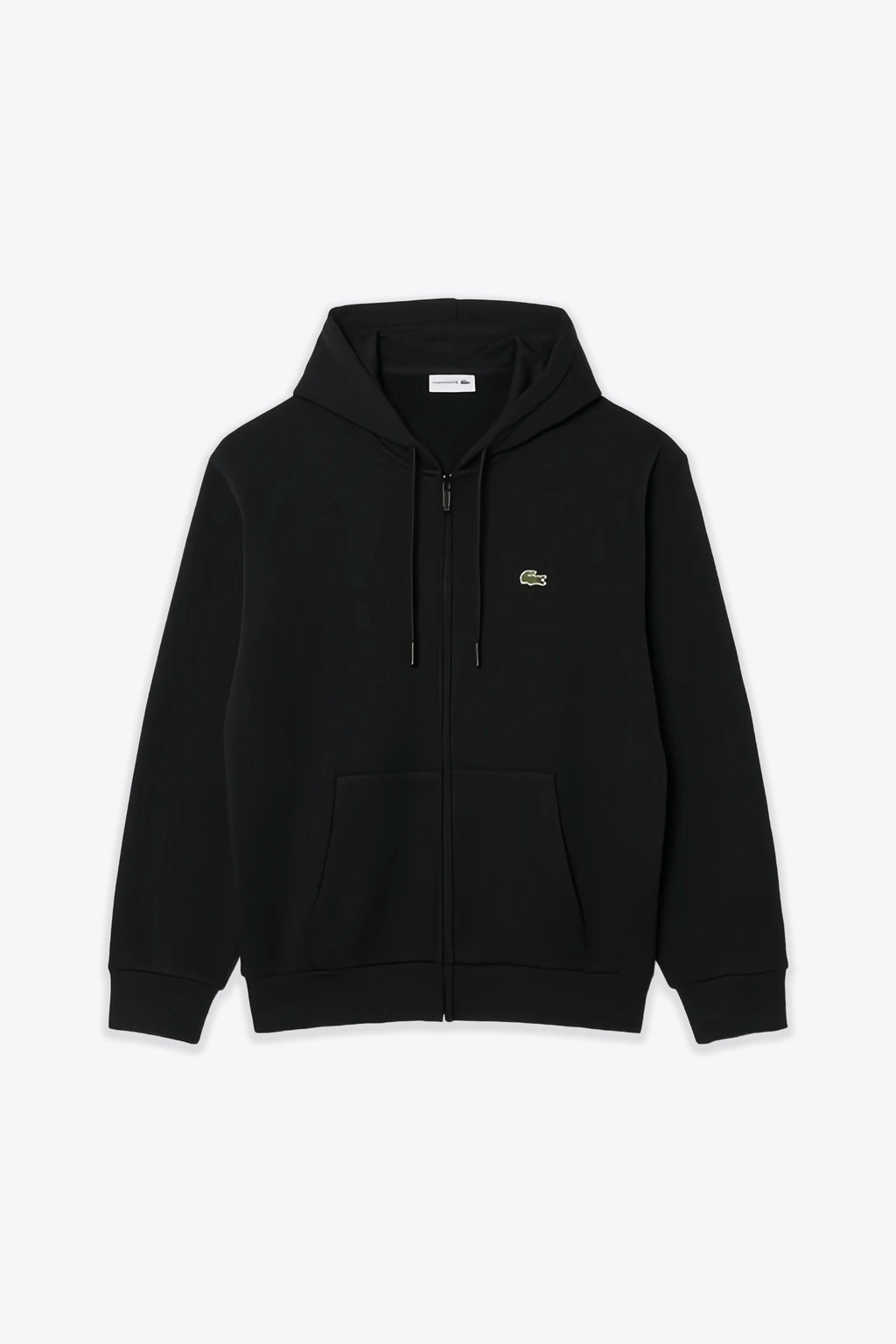 alt-image__Felpa-nera-in-cotone-con-zip-e-cappuccio