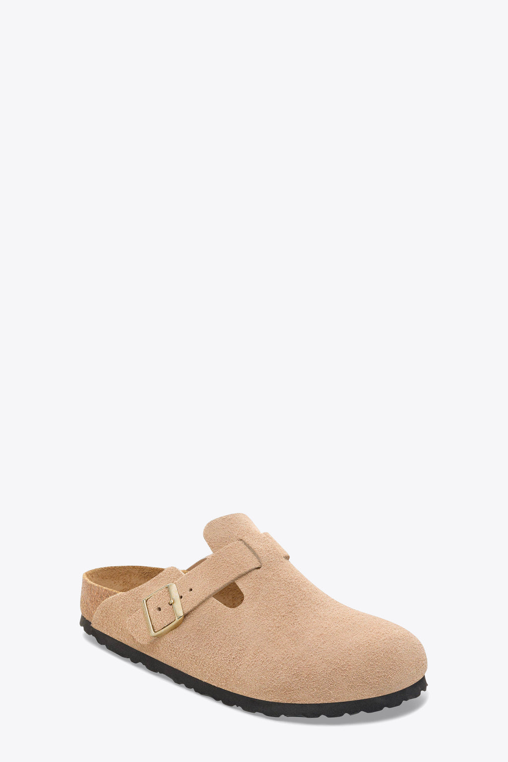 alt-image__Sand-colour-suede-sabot-with-metal-buckle---Boston-Suede