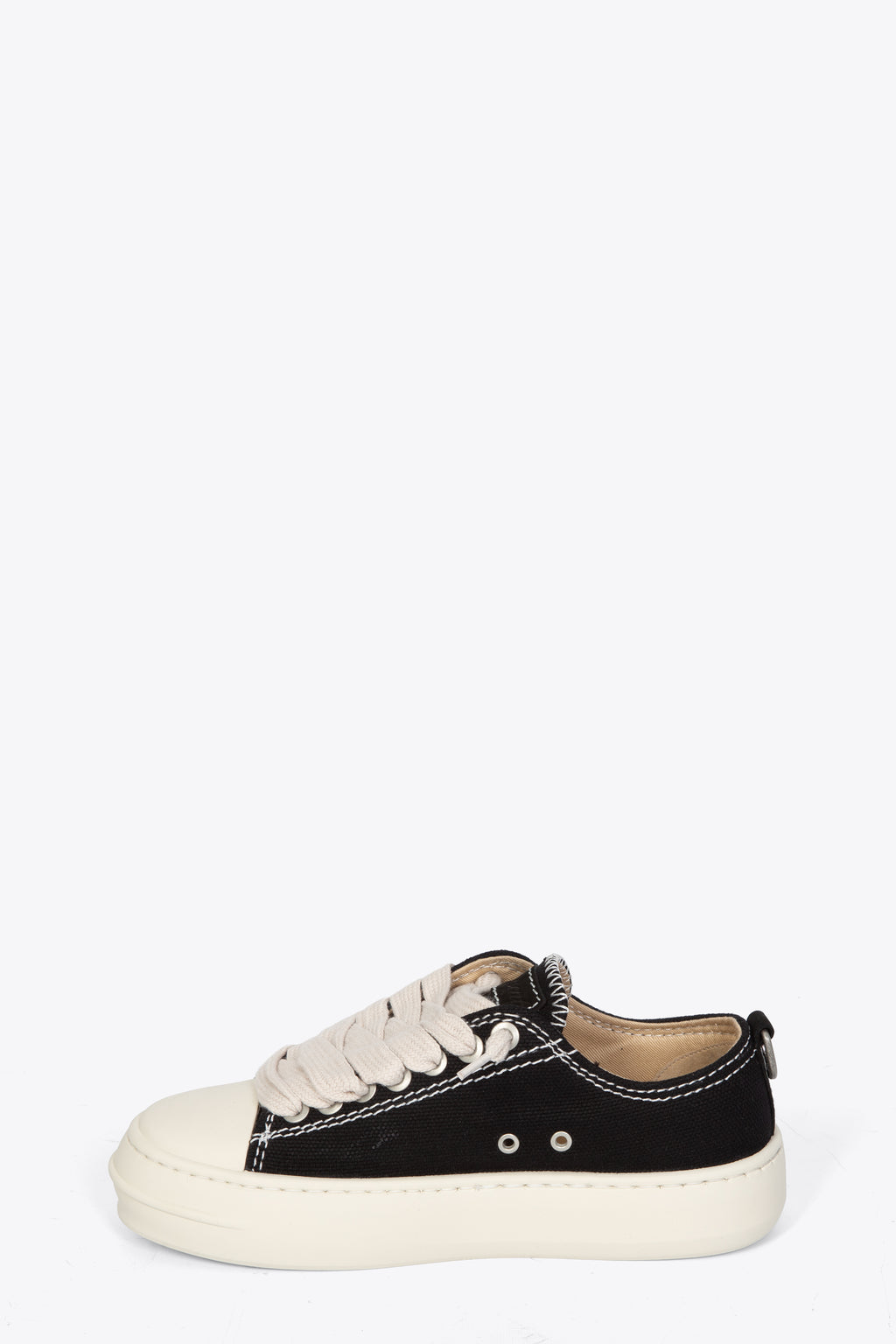 alt-image__Black-canvas-lace-up-low-sneaker-with-cap-toe---Rep-Cap