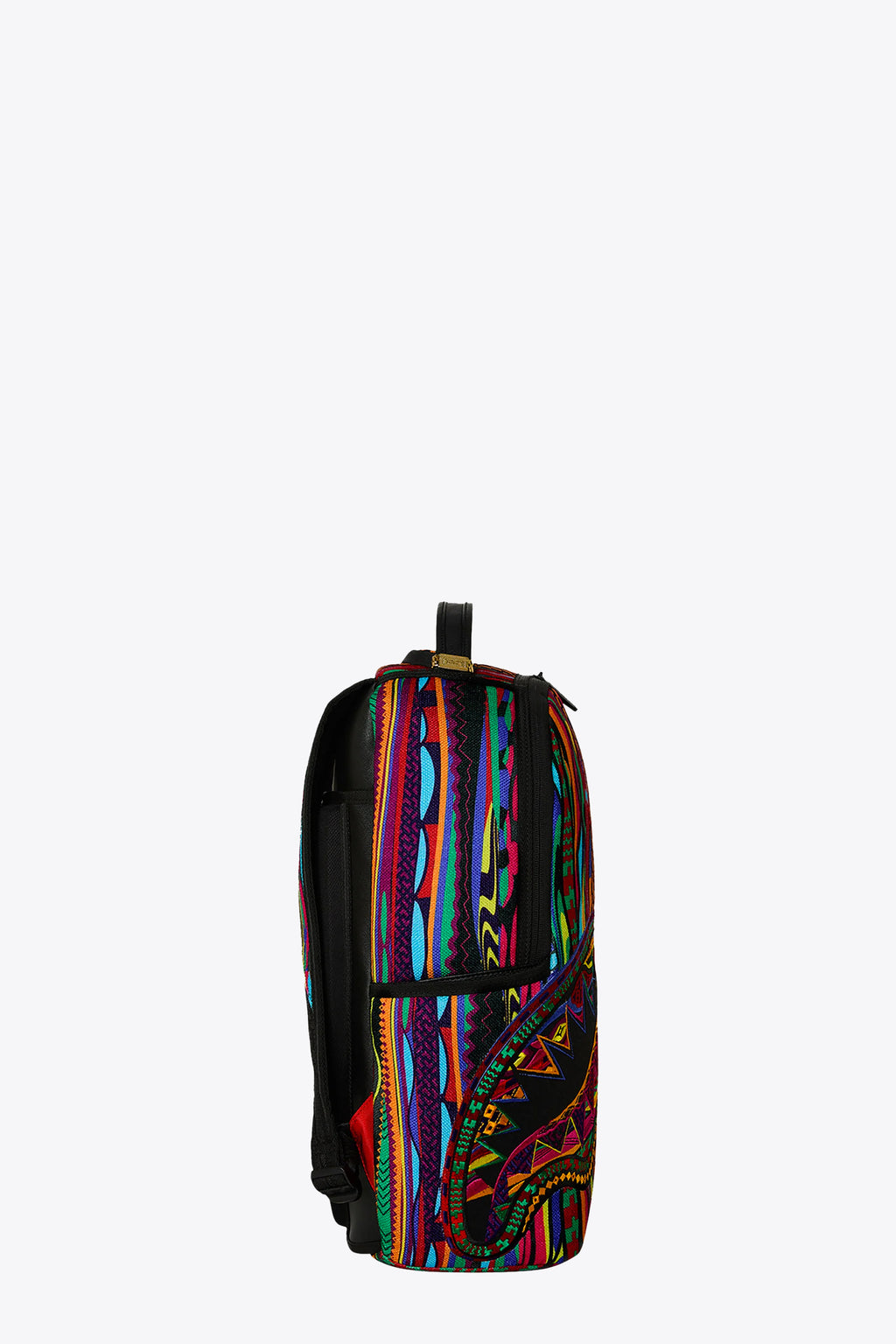 alt-image__Multicolour-patchwork-textile-printed-pvc-backpack---Big-Poppi-Fly-Knit-Backpack