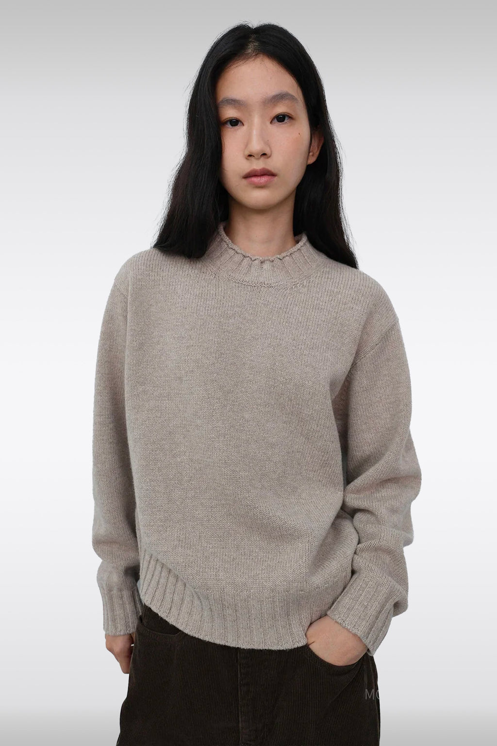 alt-image__UNISEX-CHUNKY-ROLL-NECK-SWEATER-Beige