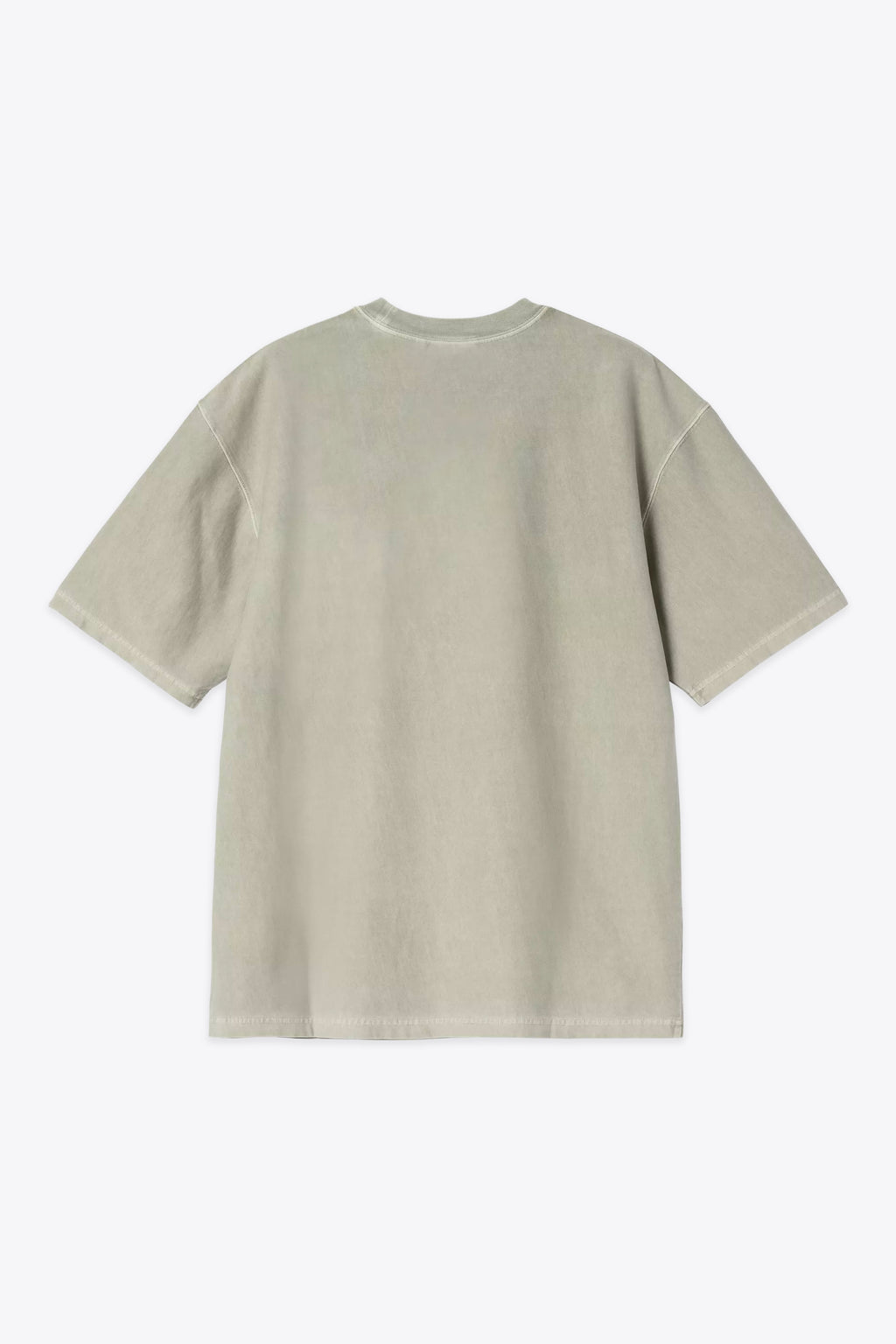 alt-image__Sage-green-cotton-garment-dyed-t-shirt-with-chest-pocket-and-logo---S/S-Loose-Pocket-T-Shirt