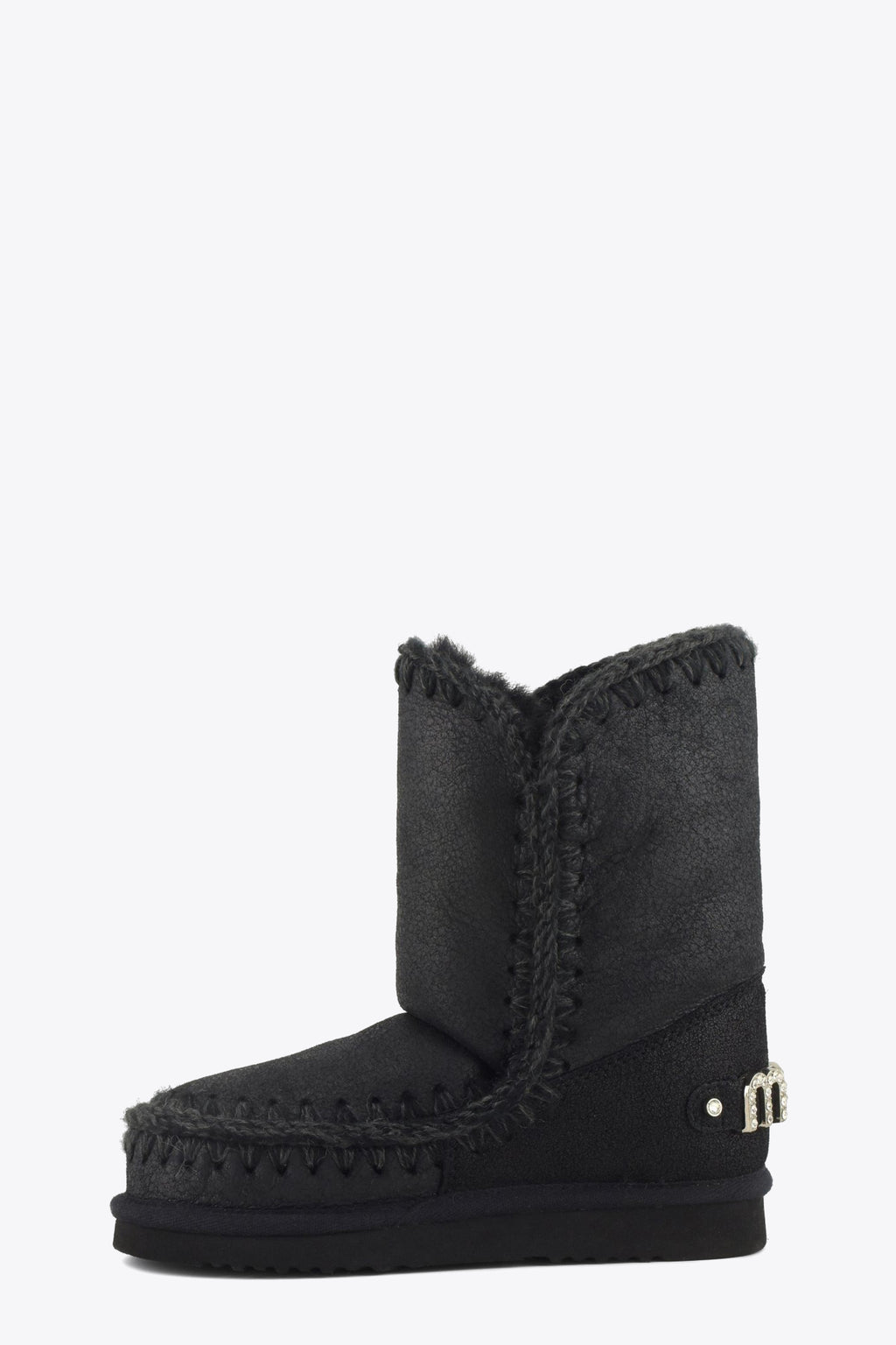 alt-image__Stivaletto-slip-on-in-montone-nero-con-logo-in-strass---Eskimo-24-Rhinestones-Logo