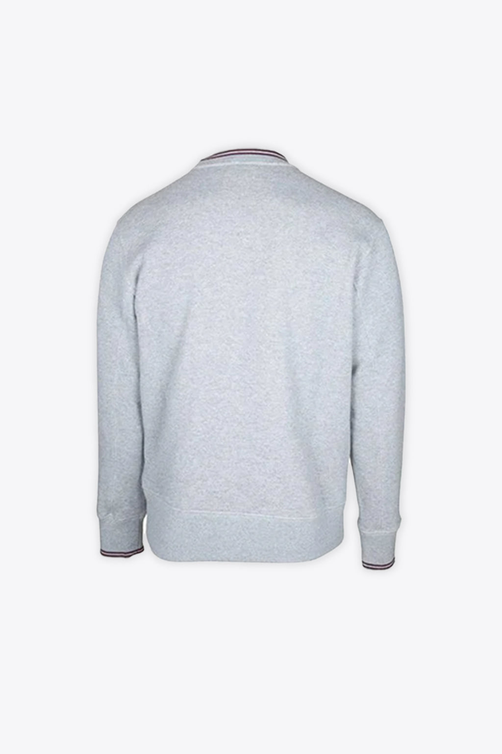 alt-image__Felpa-girocollo-in-cotone-grigio-melange-con-logo-frontale