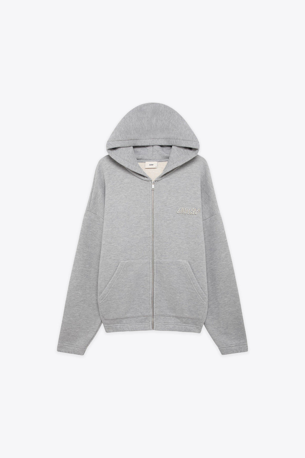 alt-image__Melange-grey-cotton-loose-fit-hoodie-with-zip