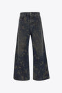Jeans baggy in denim blu scuro destroyed - 1996 D Sire 