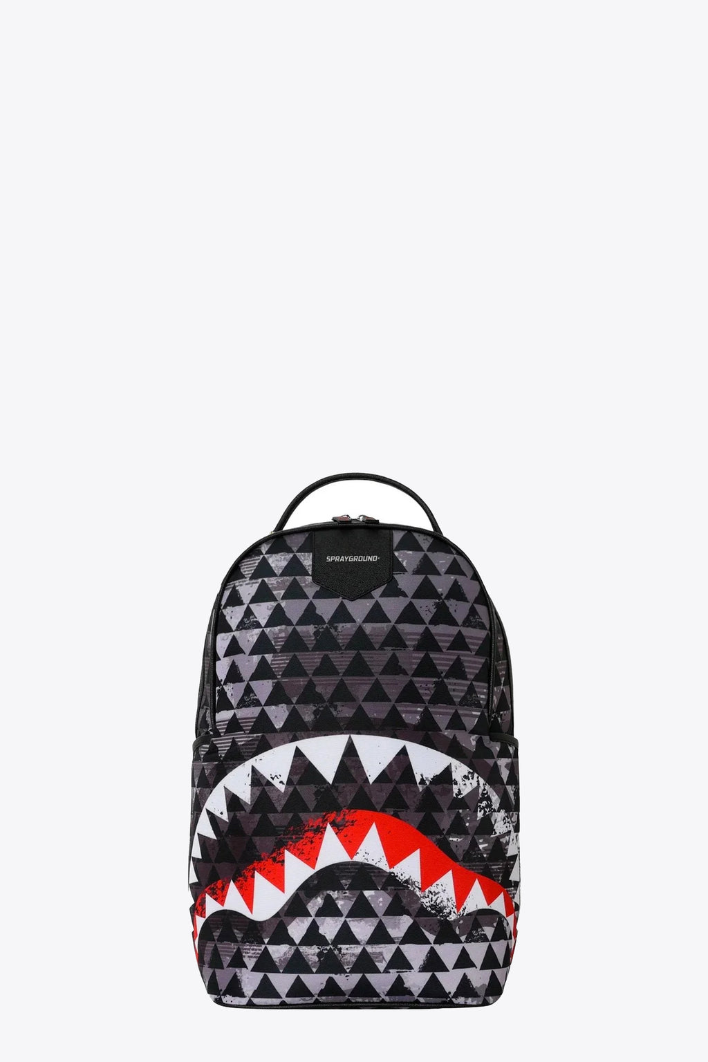 alt-image__Black-and-grey-triangle-pattern-printed-pvc-backpack---Kahuku-Nuho-Mano-Backpack