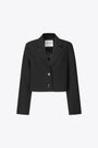 Giacca nera monopetto cropped fit - Salaney Blazer 