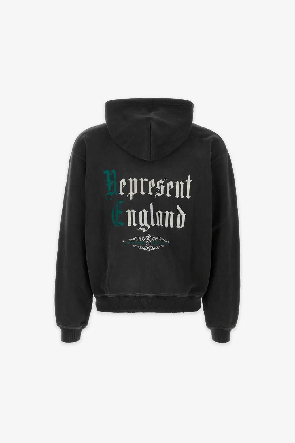alt-image__Felpa-nera-in-cotone-lavato-con-zip-e-logo-al-petto-e-sul-retro---Private-Members-Zip-Through-Hoodie
